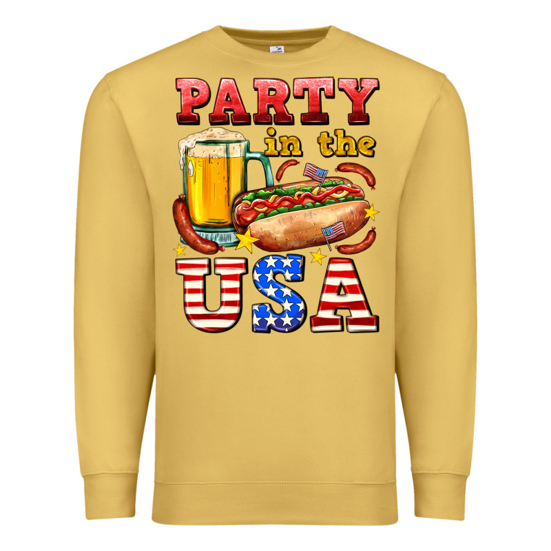 Party In The Usa Premium Sweatshirt by AdoDesignShop | Teevron