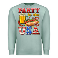 Seafoam party in the usa Premium Sweatshirt - AdoDesignShop