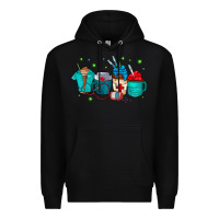 Black nurse drink coffee Premium Hoodie - CowhideDigitalArt