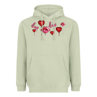 Matcha love and  love balloons Heavyweight Hoodie - AdoDesignShop