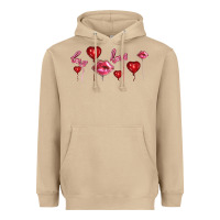 Mushroom love and  love balloons Heavyweight Hoodie - AdoDesignShop