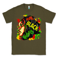 Army Green i am black history Classic Tee - CowGirlArtShop