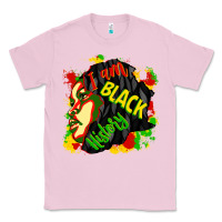 Bubblegum Pink i am black history Classic Tee - CowGirlArtShop