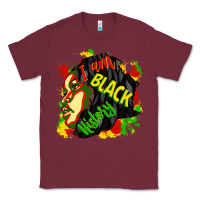 Burgundy i am black history Classic Tee - CowGirlArtShop