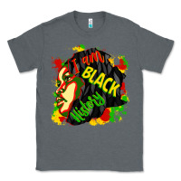 Charcoal Heather i am black history Classic Tee - CowGirlArtShop
