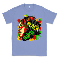 Colony Blue i am black history Classic Tee - CowGirlArtShop