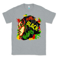 Heather Grey i am black history Classic Tee - CowGirlArtShop