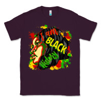 Plum i am black history Classic Tee - CowGirlArtShop