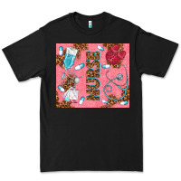 Black pink glitter nurse Premium Tee - TumblerDesignByShophia