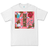 White pink glitter nurse Premium Tee - TumblerDesignByShophia