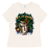 Bone let it snow Ladies Tee - CowGirlArtShop