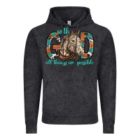 Vintage Black with god all things are possible with horse bbs Vintage Hoodie - BundleAndBundleShop