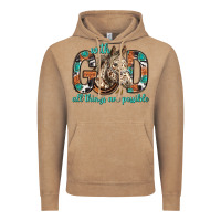 Vintage Coffee with god all things are possible with horse bbs Vintage Hoodie - BundleAndBundleShop