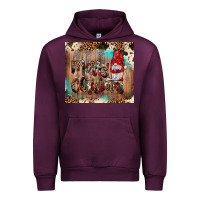 Mauve Wine merry christmas gnome Urban Hoodie - JahusDesignShop