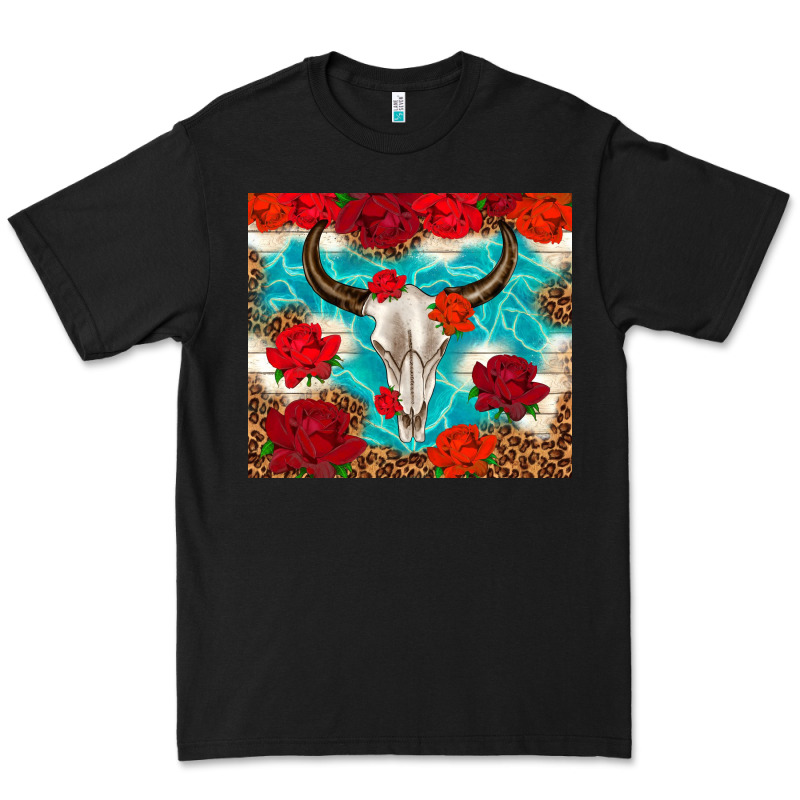 Bull Skull Rose Premium Tee by TumblerDesignByShophia | Teevron