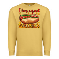 Antique Gold i love a good weiner Premium Sweatshirt - AdoDesignShop
