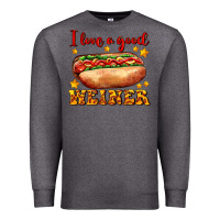 Charcoal Heather i love a good weiner Premium Sweatshirt - AdoDesignShop