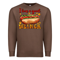 Chestnut i love a good weiner Premium Sweatshirt - AdoDesignShop