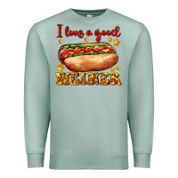 Seafoam i love a good weiner Premium Sweatshirt - AdoDesignShop