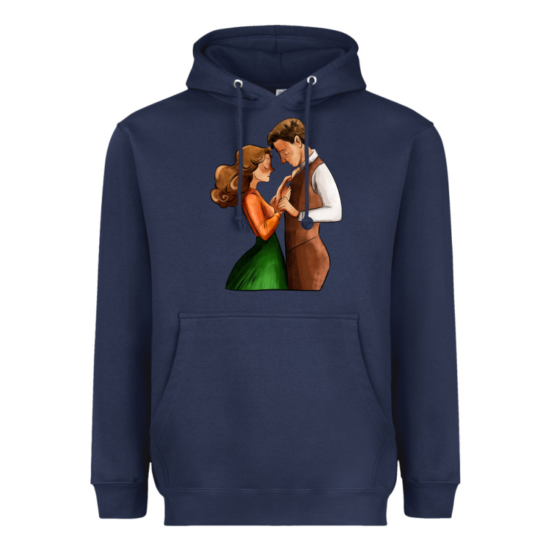 Valentines Day Couple Heavyweight Hoodie by AdoDesignShop | Teevron