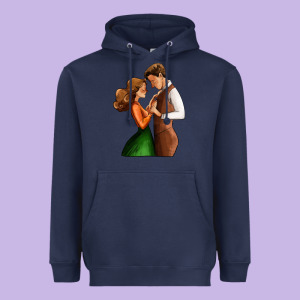 Valentines Day Couple Heavyweight Hoodie Designed By Adodesignshop