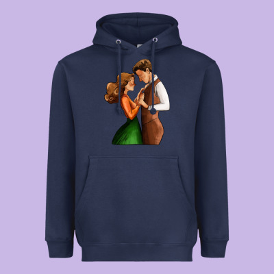 Valentines Day Couple Heavyweight Hoodie Designed By Adodesignshop