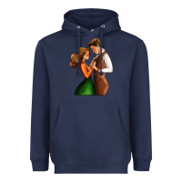 Navy valentines day couple Heavyweight Hoodie - AdoDesignShop