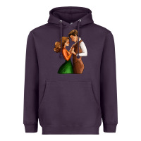 Plum valentines day couple Heavyweight Hoodie - AdoDesignShop