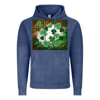 Vintage Denim St. patricks day Vintage Hoodie - FaDigitalArtStudio