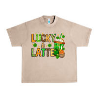 French Oak St. Patrick's Lucky a latte Urban Heavy Tee - OliviaCreatesArt