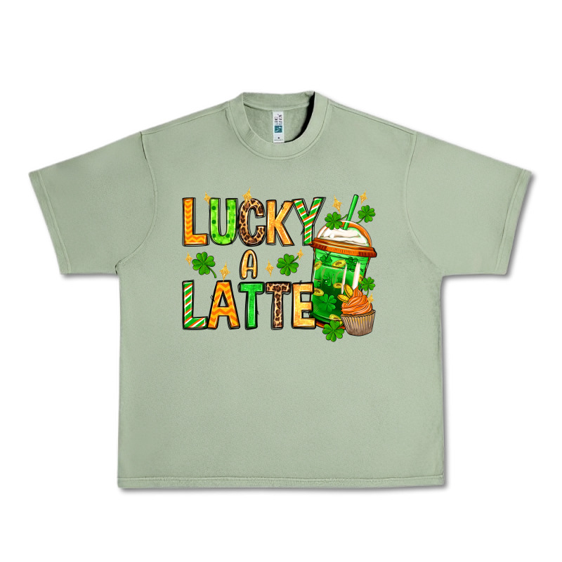 St. Patrick's Lucky A Latte Urban Heavy Tee by OliviaCreatesArt | Teevron
