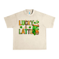 Sandshell St. Patrick's Lucky a latte Urban Heavy Tee - OliviaCreatesArt