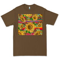 Cacao mexican sunflowers Premium Tee - TumblerDesignByShophia