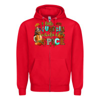 Red little pumpkin with a lot of spice Zipper Hoodie - AdoDesignShop