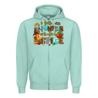 Seafoam little pumpkin with a lot of spice Zipper Hoodie - AdoDesignShop