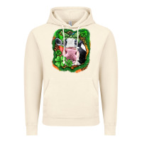 Vintage Artic St. Patrick's day cow Vintage Hoodie - FaDigitalArtStudio