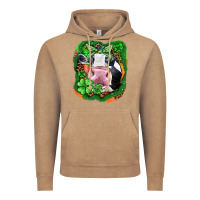 Vintage Coffee St. Patrick's day cow Vintage Hoodie - FaDigitalArtStudio