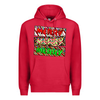 Cardinal merry merry merry Premium Hoodie - CowhideDigitalArt