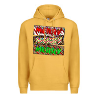 Mustard merry merry merry Premium Hoodie - CowhideDigitalArt