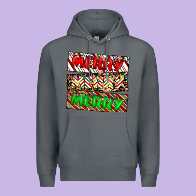 Merry Merry Merry Premium Hoodie Designed By Cowhidedigitalart