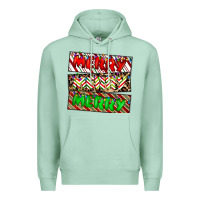 Seafoam merry merry merry Premium Hoodie - CowhideDigitalArt