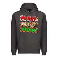 Smoke merry merry merry Premium Hoodie - CowhideDigitalArt