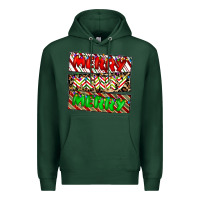 Sports Green merry merry merry Premium Hoodie - CowhideDigitalArt