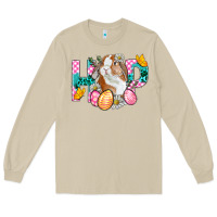 Mushroom Hop Bunny Easter Long Sleeve Tee - BundleAndBundleShop