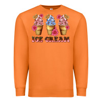 Carrot floral ice cream Premium Sweatshirt - AdoDesignShop
