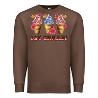 Chestnut floral ice cream Premium Sweatshirt - AdoDesignShop