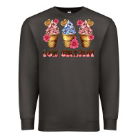 Smoke floral ice cream Premium Sweatshirt - AdoDesignShop