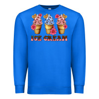 True Royal floral ice cream Premium Sweatshirt - AdoDesignShop