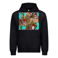Black ho ho ho gnome Urban Hoodie - JahusDesignShop