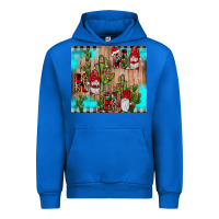 Cobalt ho ho ho gnome Urban Hoodie - JahusDesignShop